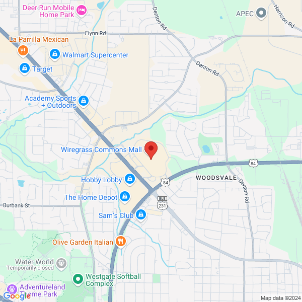 Map of the area